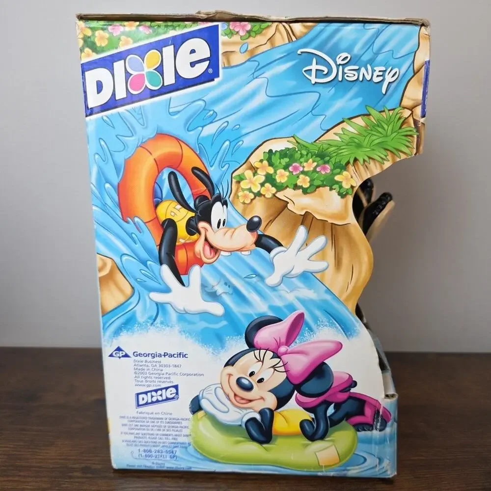 DS Vintage Y2K 2003 Dixie Cup Disney Mickey Pluto Cup Dispenser Holder Bathroom